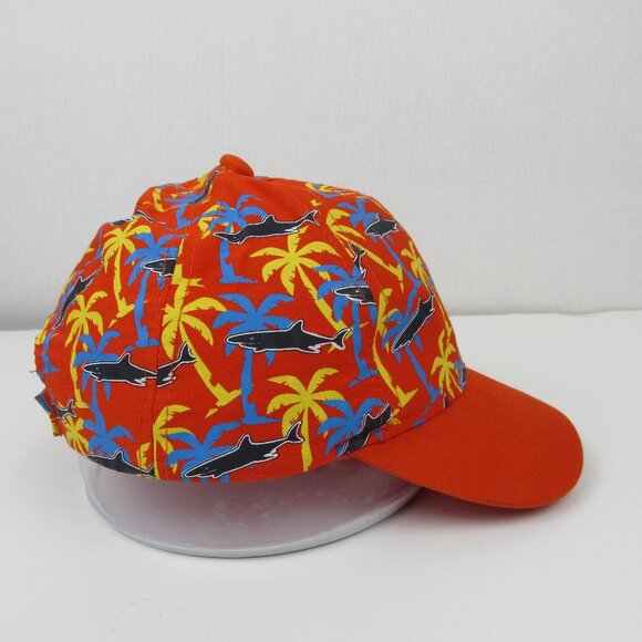 South Padre Island Youth 54 C Adjustable Cap Orange Multicolored Palm Trees & Sh - Picture 4 of 9
